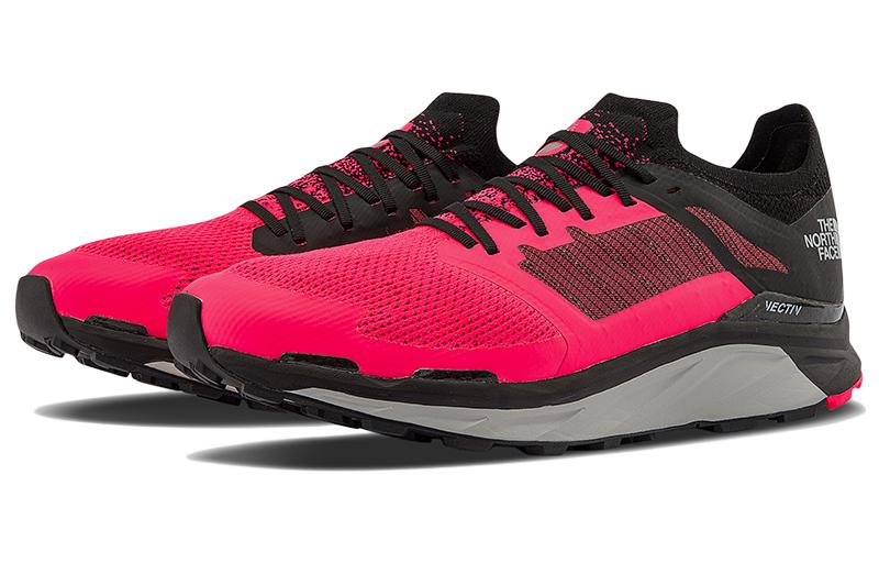 THE NORTH FACE Vectiv Eminus Running Sneakers ' TNF Black Trail Marker Print Brilliant Coral' 4T3L-50T