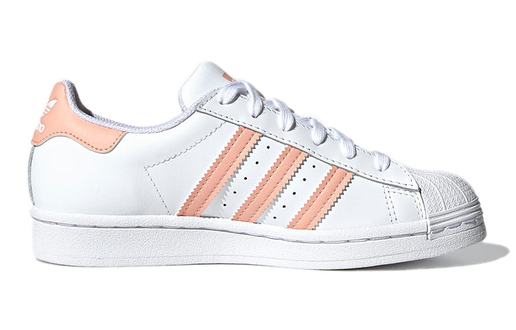(GS) adidas Superstar 'White Haze Coral' GZ9097