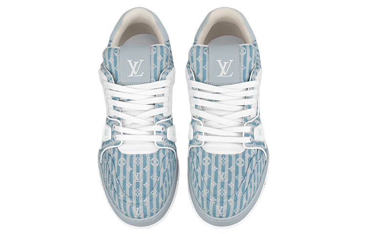 LOUIS VUITTON LV Trainers 'Blue Stripes' 1ABNLI