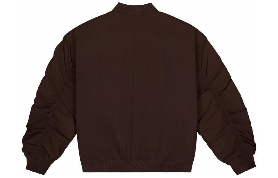 (WMNS) New Balance Linear Heritage Woven Bomber Jacket 'Black Coffee' WJ33507-KCF
