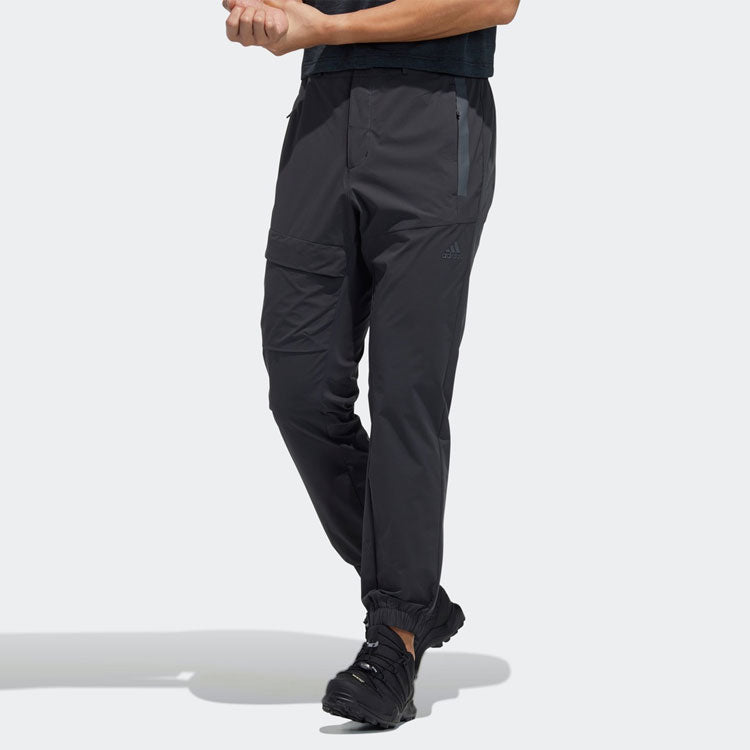 adidas Belt Jg Pant Outdoor Casual Bundle Feet Sports Pants Black GN7341