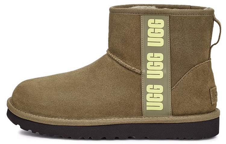 (WMNS) UGG Mini Side Logo 'Olive Green' 1122558-BOPLL