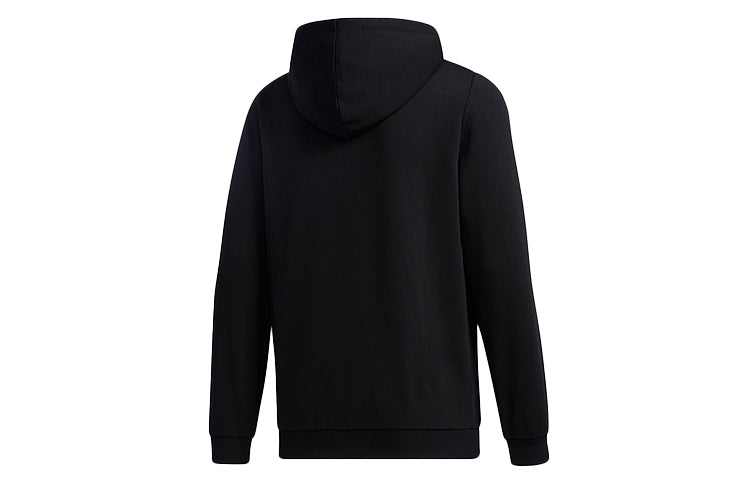 adidas neo Alphabet Printing Casual Sports Zipper Black GJ8927