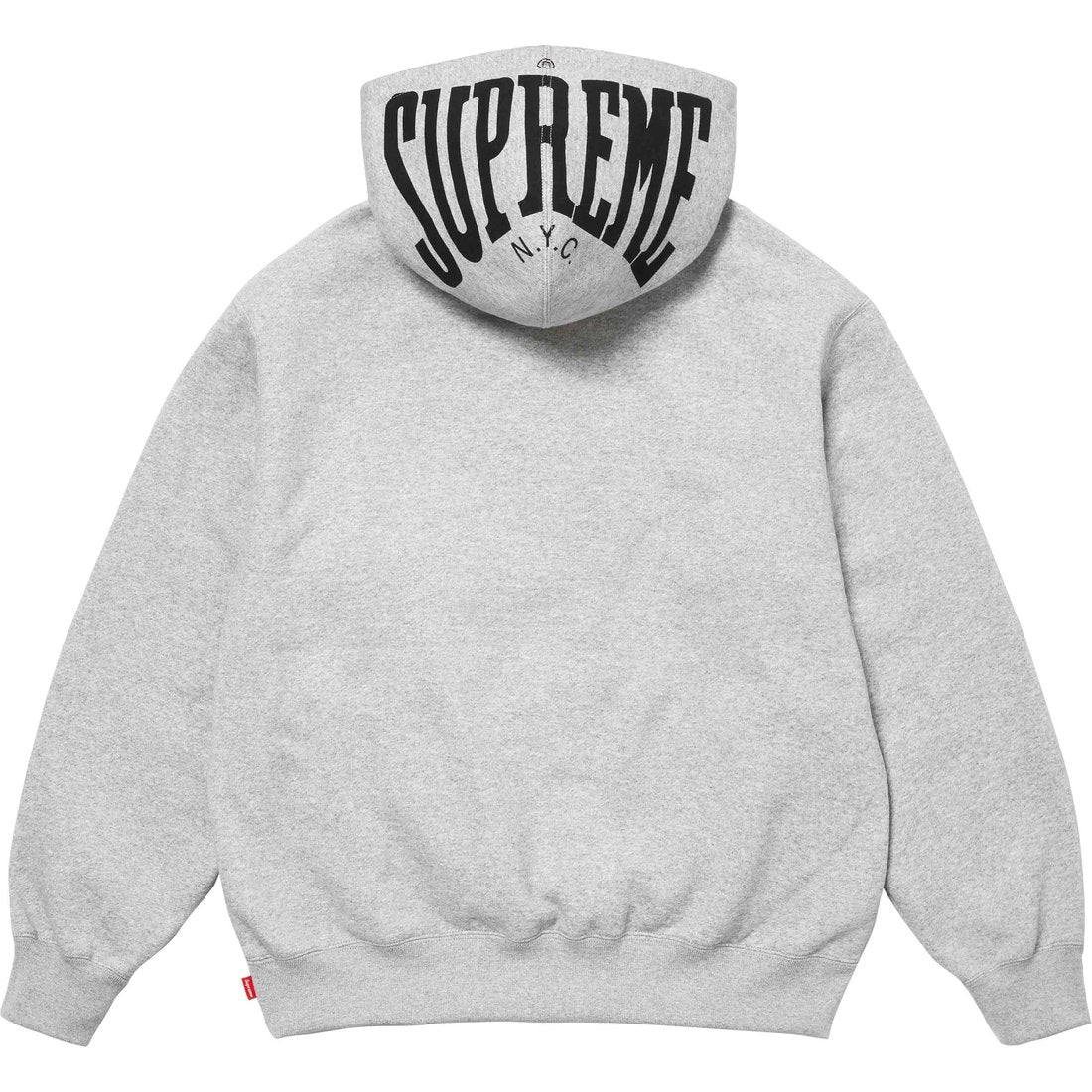 Supreme Mirrored Logo Hooded Sweatshirt 'Grey' SUP-SS24-135