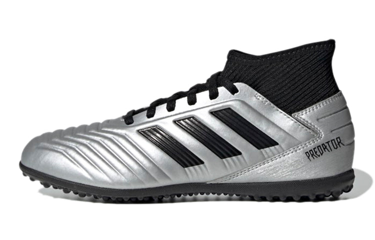 adidas Predator Tango 19.3 Turf Boots J Soccer Shoes Silver/Black G25802