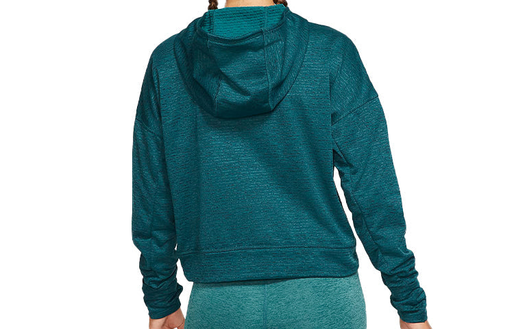 (WMNS) Nike Therma Element Casual Sports Running Hoodie Dark Sapphire Blue CJ0584-347