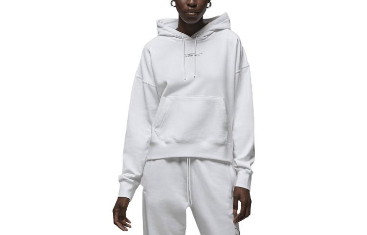 (WMNS) Air Jordan x Paris Saint Germain Fleece Hoodie 'White Game Royal' DN3346-100