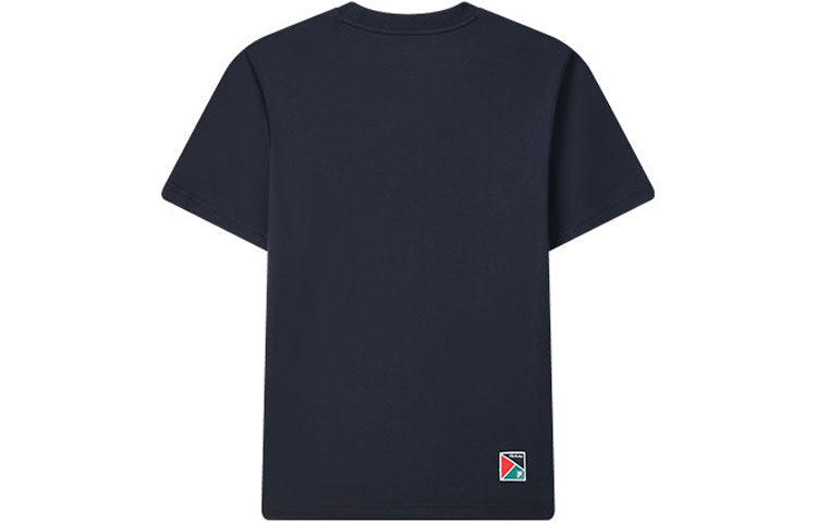 FILA Alphabet Printing Knit Short Sleeve Blue A51M123104F-NV