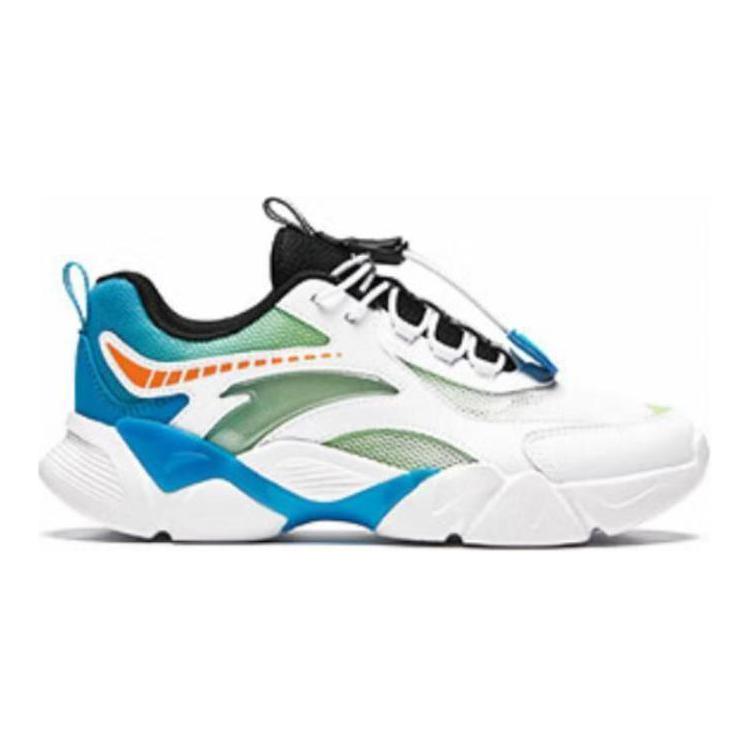 (GS) ANTA Running Series Sneakers 'White Green Blue' A312428805-2