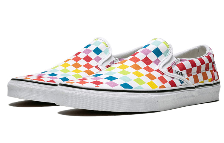Vans Classic Slip-On 'Rainbow Checkerboard' VN0A3UT7U09