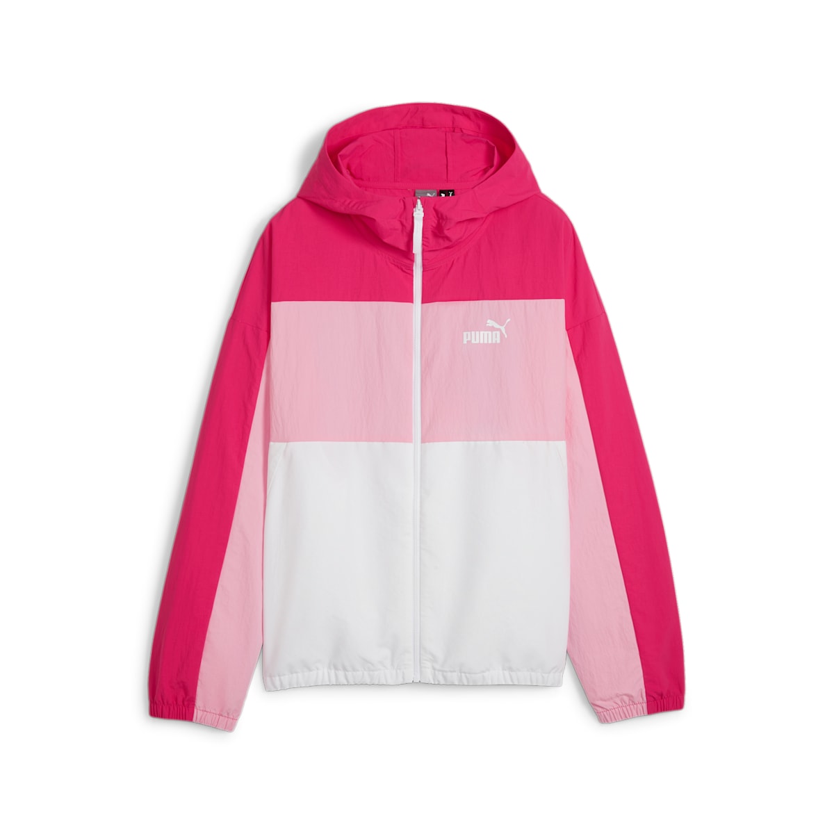 (WMNS) PUMA Oversized Hooded Windbreaker Jacket 'Pink' 675372-48