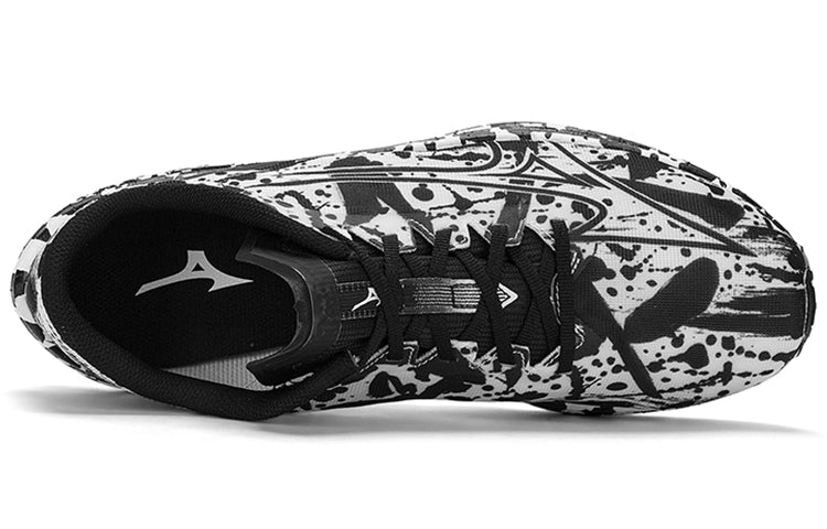 Mizuno Wave Rebellion Flash 'White Black Splatter' J1GC233604