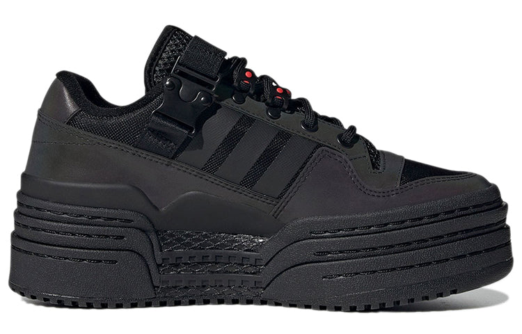 (WMNS) adidas Triple Platforum Low 'Black Iridescent' GY9607