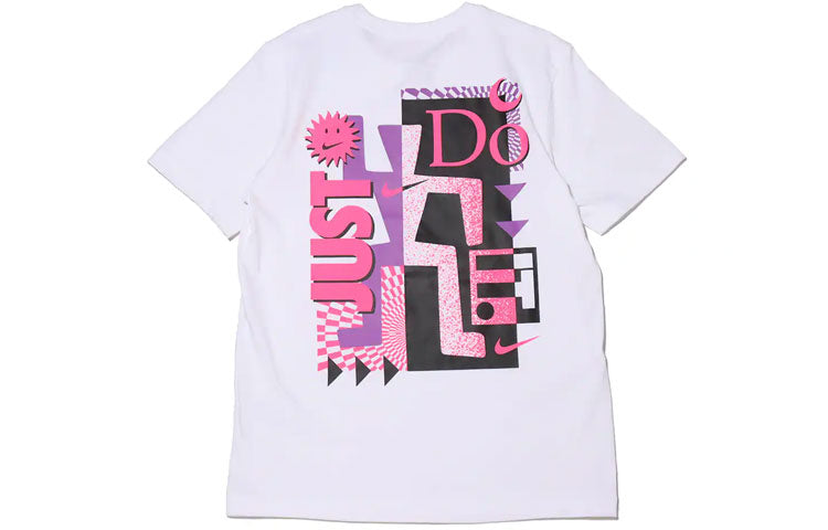 Nike Sportswear Letter Printing Sports Male White DD1277-100