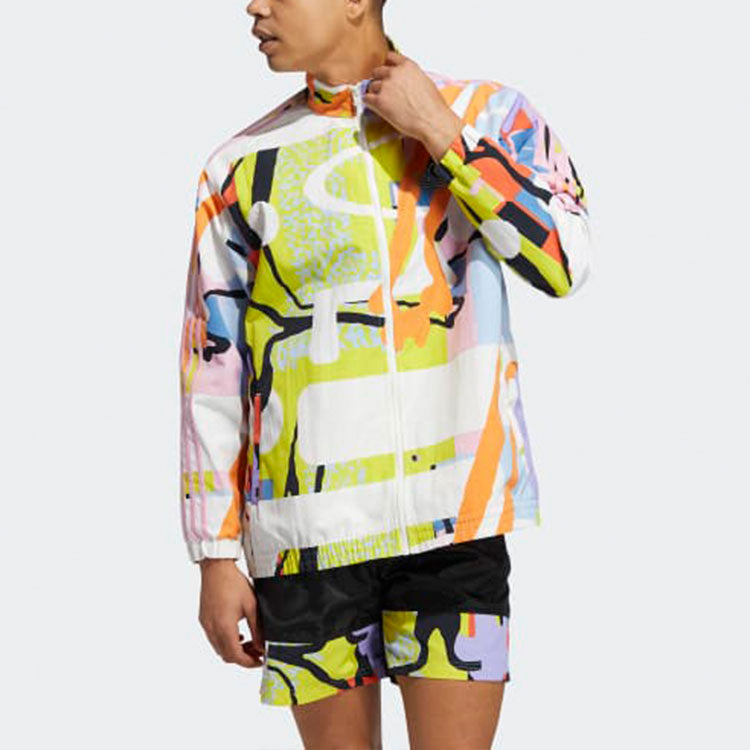 adidas originals Love Unites Wb Graffiti Sports Jacket Couple Style H43971