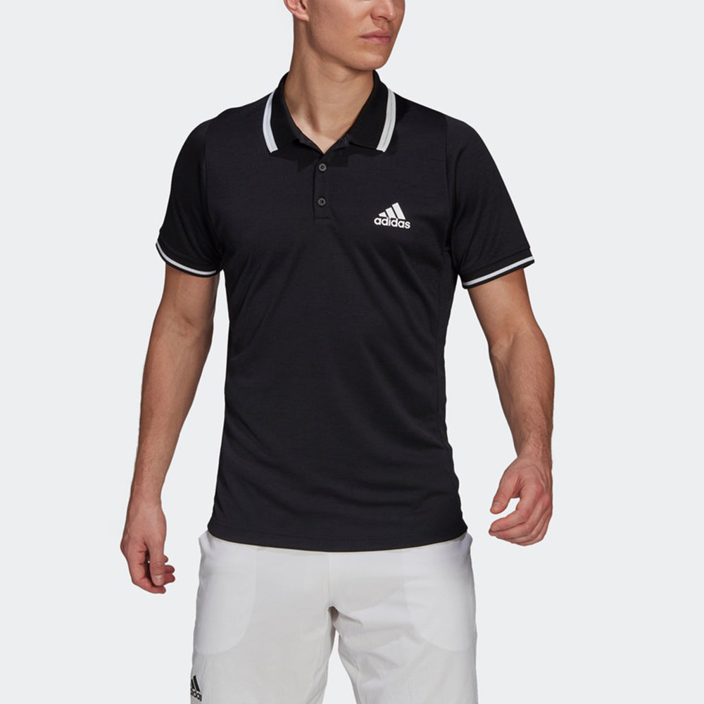 adidas Tennis Sports Short Sleeve Polo Shirt Black GL5340
