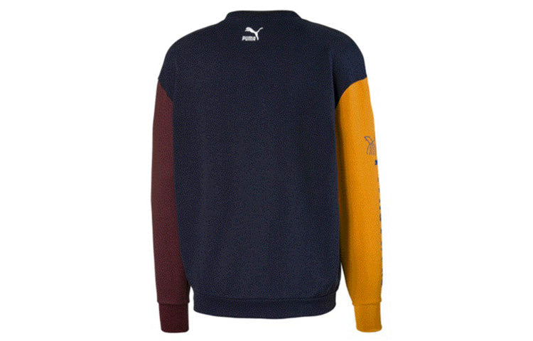PUMA x TYAKASHA Crossover Round Neck Navy Blue 595562-06