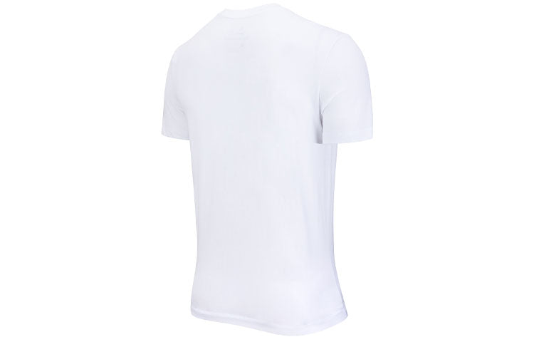 Nike Sportswear Knit Printing Sports Round Neck Short Sleeve White DB4826-100