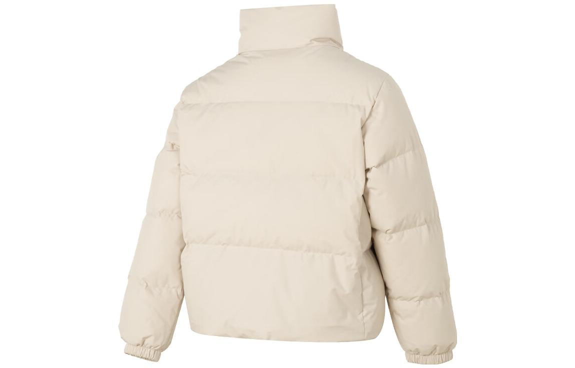 (WMNS) New Balance Classic Short Puffer Jacket 'Beige' NPD4E152-LBE
