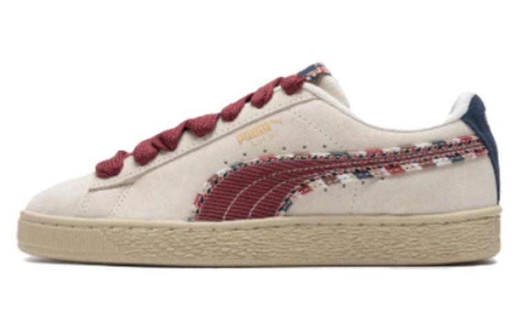 PUMA Suede Bz Fringe 'white red navy' 398673-01
