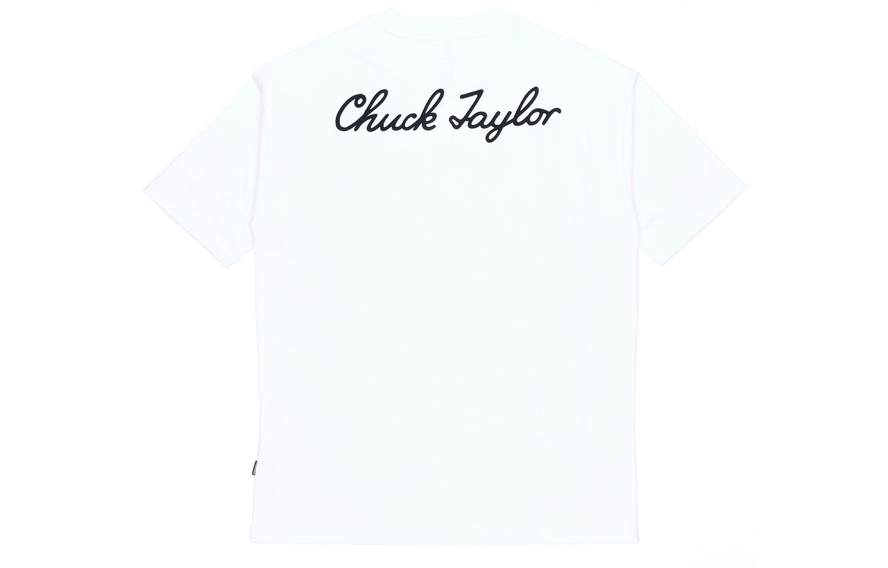 Men's Converse SS22 Classic Chuck Printing Short Sleeve White 10020931-A01