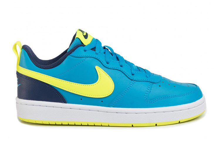 (GS) Nike Court Borough Low 2 'Laser Blue Lemon Venom' BQ5448-400