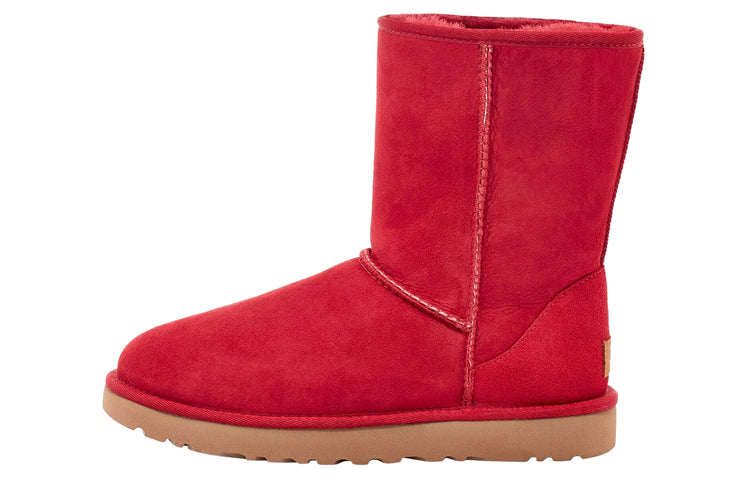 (WMNS) UGG Classic Short II 'Red' 1016223-KSS