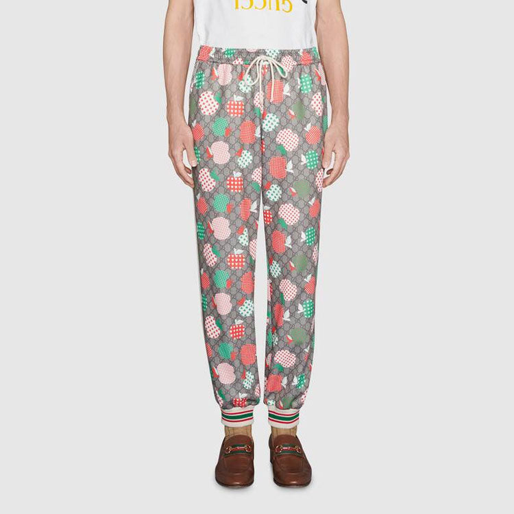 Gucci Fw21 Les Pommes Jogging Pant 'Red Beige' 662590-XJDMS-2112