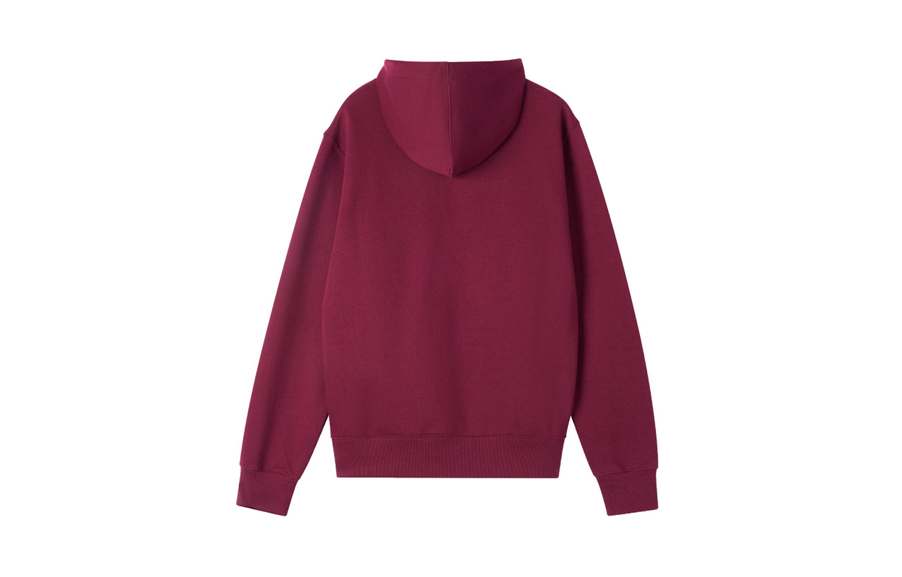 New Balance Big logo Printed Sweatshirt Men Burgundy MT83982SDR