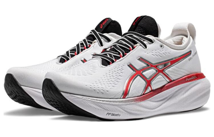 (WMNS) ASICS GEL-Nimbus 25 'White Classic Red' 1012B563-100