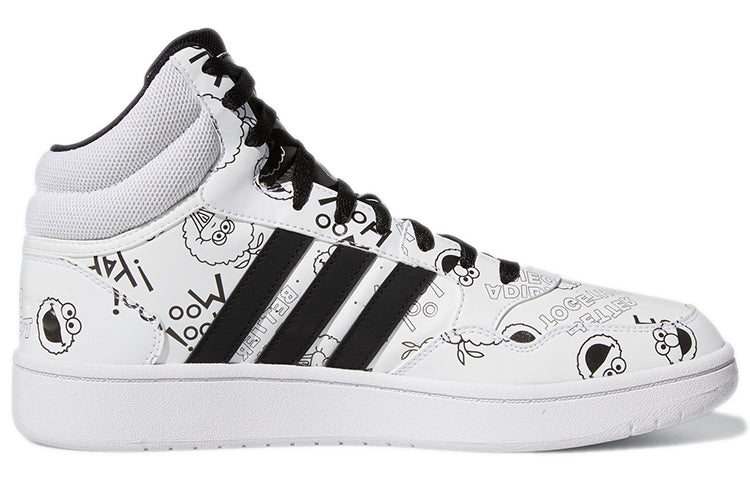 adidas Hoops 3.0 Mid 'White Black' GZ4859