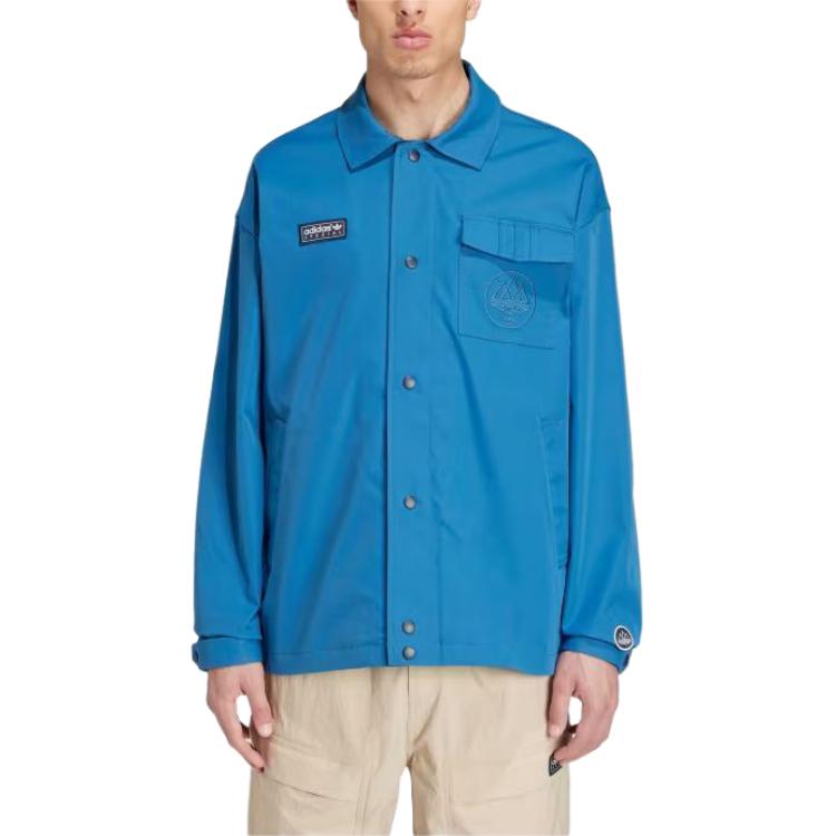 adidas Wingrove Jacket Asia Sizing 'Blue' IT4262