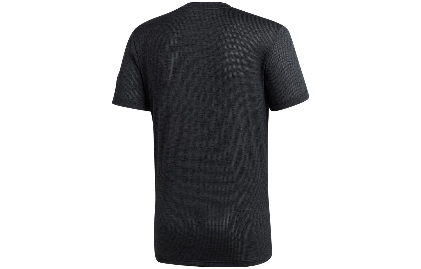 Men's adidas Sports Logo Solid Color Short Sleeve Carbon Black T-Shirt CZ0160