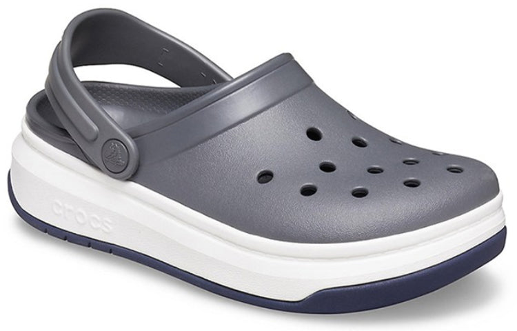 Crocsband Full Force Thick Sole Gray Sandals 206122-07I