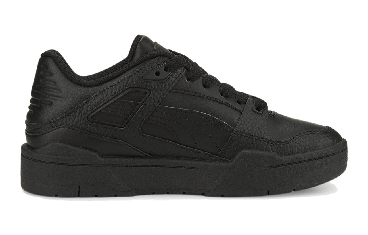 (GS) PUMA Slipstream Leather 'Triple Black' 387826-01