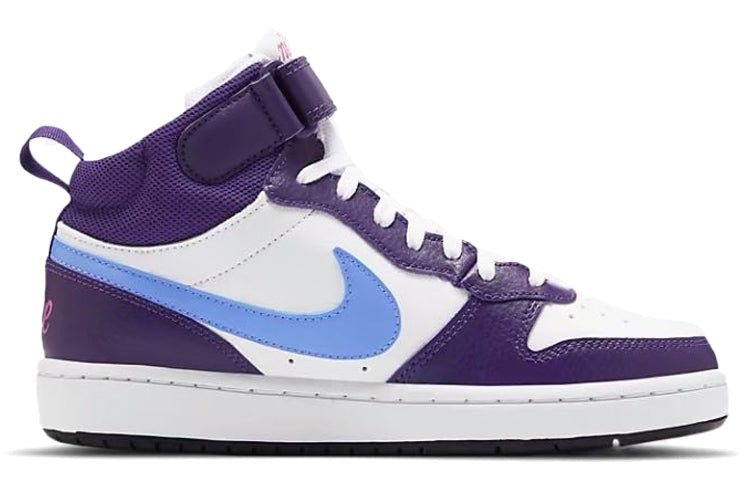 (GS) Nike Court Borough Mid 'White Purple Blue' CD7782-106