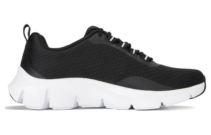 (WMNS) Skechers Flex Comfort 'Black White' 149886-BKW