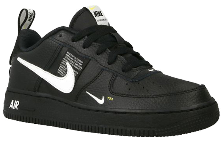 (GS) Nike Air Force 1 Lv8 Utility 'Overbranding Black' AR1708-001