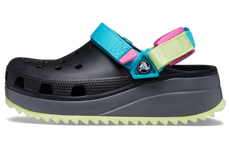Crocs Classic Hiker Clog 'Black Blue Yellow' 206772-0C4
