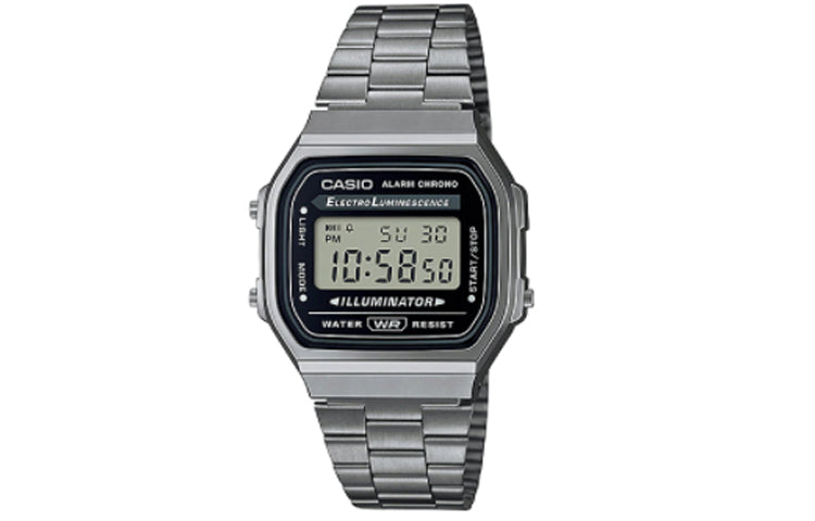 Casio Digital Classic Watch 'Black Silver' A168WGG-1A