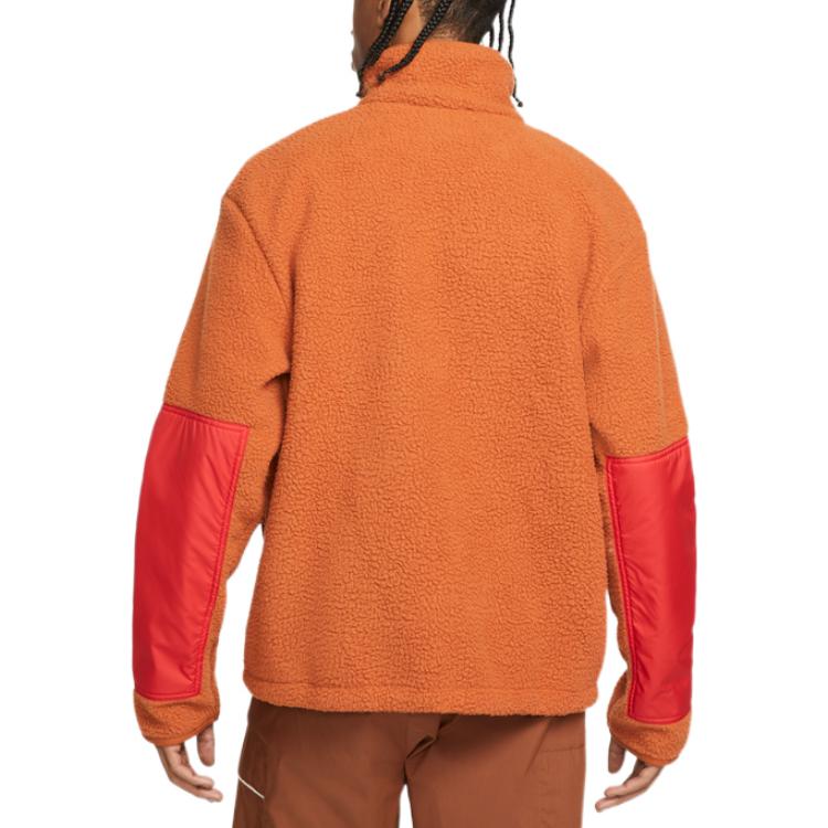 Nike sportswear sherpa jacket 'Orange' DD5022-246