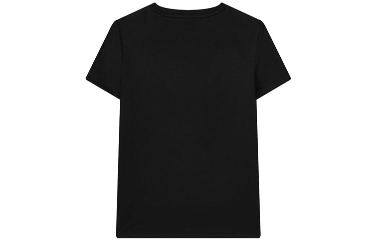 (WMNS) FILA Alphabet Round Neck Pullover Short Sleeve Black F11W132153F-BK