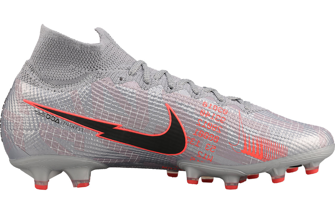 Nike Mercurial Superfly 7 Elite AG Pro 'Metallic Grey Crimson' AT7892-906