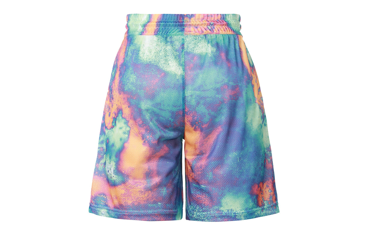 adidas originals Tie Dye Logo Lacing Casual Sports Shorts Multi-Color HT1653