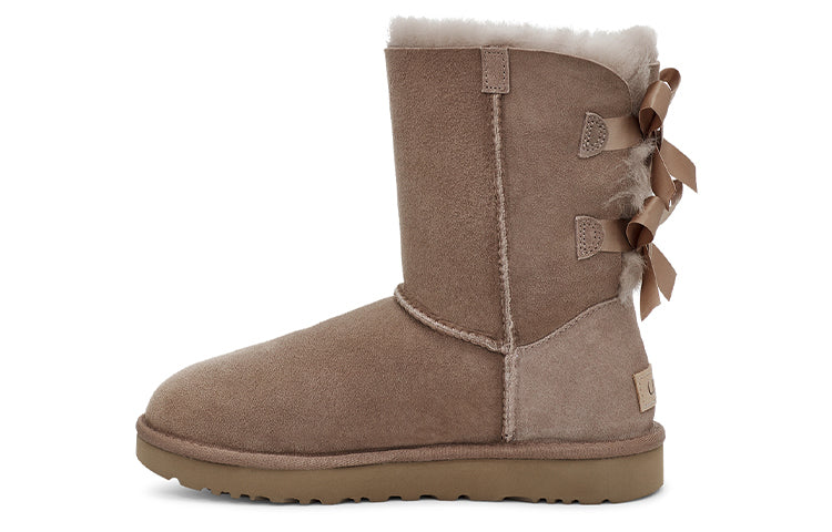 (WMNS) UGG Bailey Bow II 2.0 Fleece Lined 1016225-CRBO