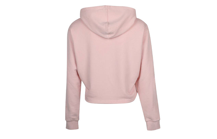 (WMNS) PUMA Amplified Cropped Tr Hoodie 'Pink White' 586592-15