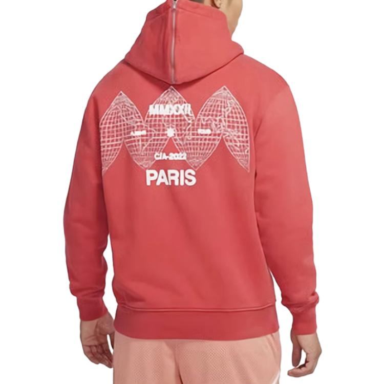 Air Jordan Flight Heritage Fleece Pullover Hoodie 'Red' DQ7545-662