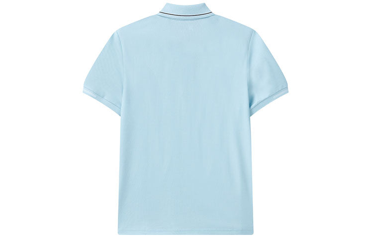FILA Casual Single Color Short Sleeve PoloShirt Men's Blue F11M122101F-LB