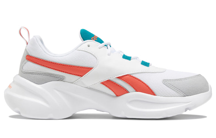 Reebok Royal Ec Ride 4 Wear-Resistant Non-Slip Low Top Shoes/Sneakers Unisex White Orange EF7746