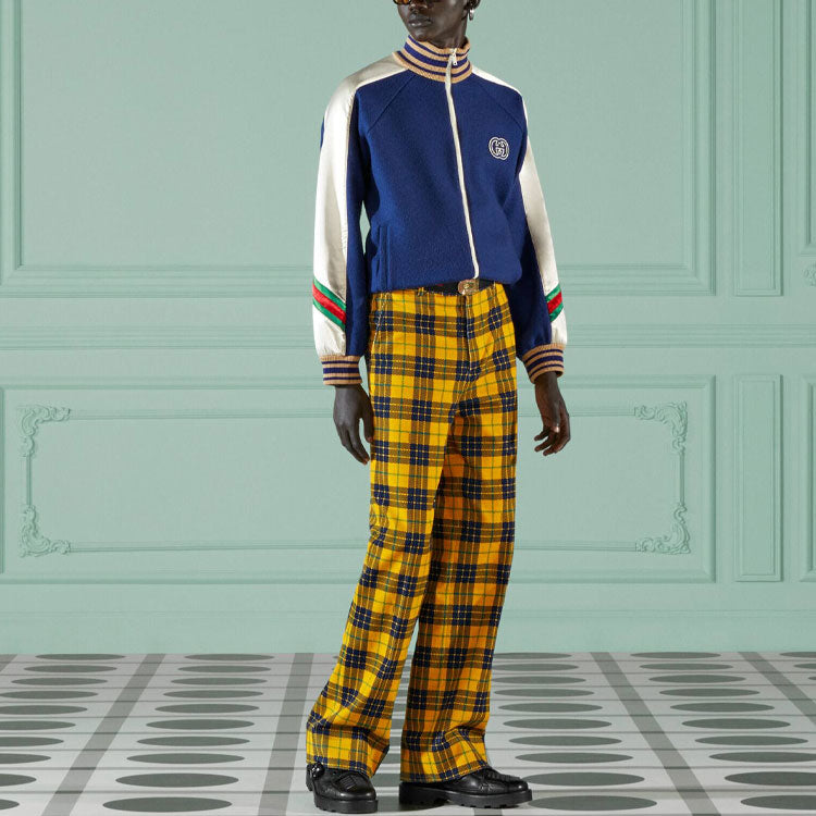 Gucci Wool Track Jacket 'Blue' 706418-XJET0-4030